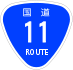 National Route 11 shield