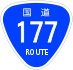 National Route 177 shield