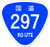 National Route 297 shield