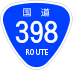 National Route 398 shield