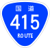 National Route 415 shield