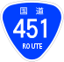 National Route 451 shield