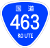 National Route 463 shield
