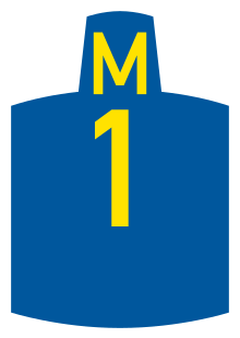 Metropolitan route M1 shield