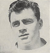 A headshot of John Harrington from a 1946 Cleveland Browns program