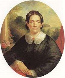 painting of young woman