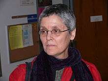 Prof. Judy Roitman during the conference "Boise Extravaganza in Set Theory BEST 17" in Boise, Idaho on March 2008