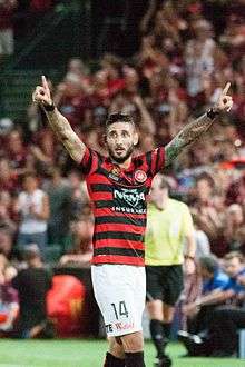 Kerem Bulut playing for the Western Sydney Wanderers in 2015