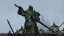 Screenshot from the video game King Arthur II