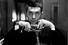 Self-taken photograph of Stanley Kubrick