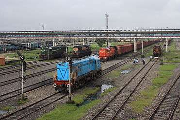 Locomotives at New Jalpaiguri junction yard