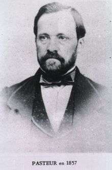 Louis Pasteur in 1857