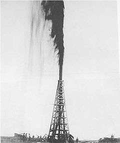 The Lucas Gusher at Spindletop, Jan 10, 1901