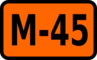 Autopista M-45 shield}}