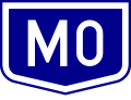 M0 motorway shield