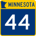 Trunk Highway 44 marker