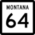 Montana Highway 64 marker
