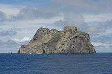 Image of Malpelo Island, viewed from the south