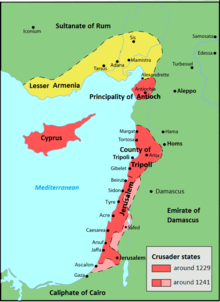 Map of the Eastern Mediterraneum