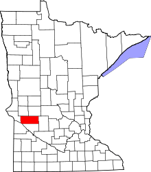 State map highlighting Swift County