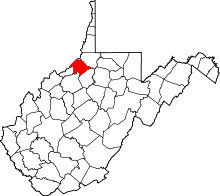 State map highlighting Tyler County