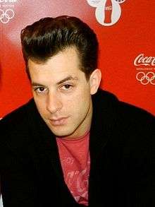 Mark Ronson looking at the camera.