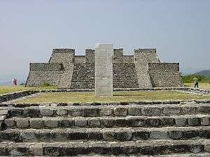 Mexico xochicalco pyramids.
