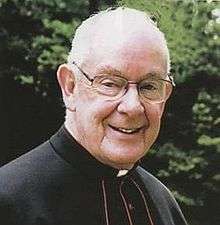 Monsignor R. Donal Kiernan, longest serving pastor of All Saints Catholic Church, Dunwoody GA