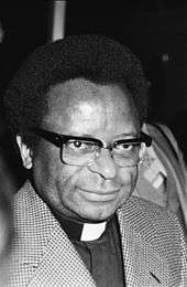 A photograph of Abel Muzorewa