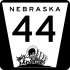 Nebraska Highway 44 marker
