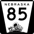 Nebraska Highway 85 marker