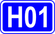 Highway H01 shield}}