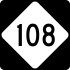 NC Highway 108 marker