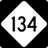 NC Highway 134 marker