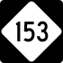 NC Highway 153 marker
