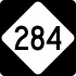 NC Highway 284 marker