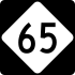 NC Highway 65 marker