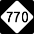 NC Highway 770 marker
