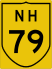 National Highway 79 marker
