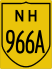 National Highway 966A marker