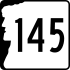 New Hampshire Route 145 marker