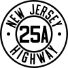 Cutout shield for Route 25A