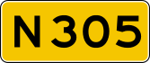 Provincial highway 305 shield}}