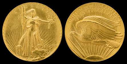 About two dozen of the ultra high relief 1907 double eagles were struck.