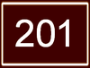 Route 201 shield