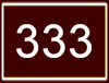 Route 333 shield