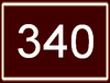 Route 340 shield