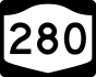 NYS Route 280 marker