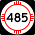 State Road 485 marker
