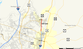 Map of New York State Route 787